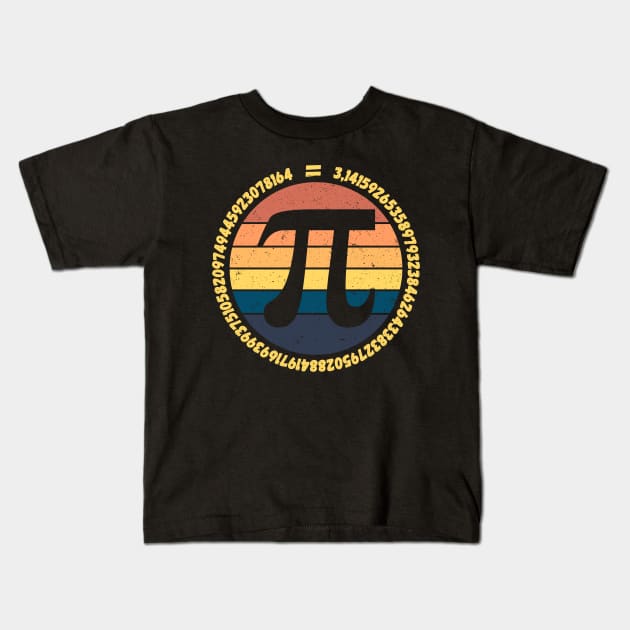 pi day Kids T-Shirt by Myartstor 